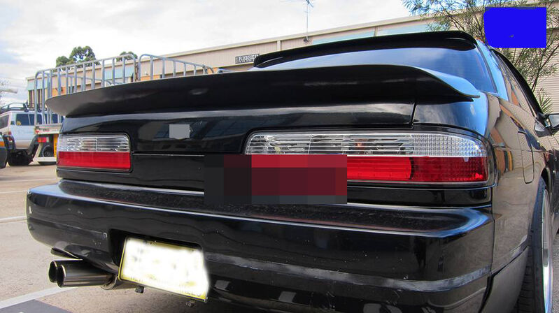 Clear Red LED Tail Lights Fit For Nissan Silvia S13 DMAX 1989-1994