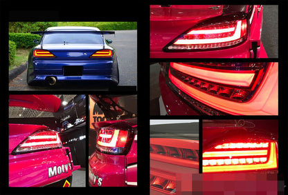 Black Edition Sequential LED Tail Lights Fit For Nissan 200SX S15 Silvia Spec R 1999-2002