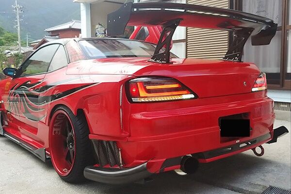 Black Edition Sequential LED Tail Lights Fit For Nissan 200SX S15 Silvia Spec R 1999-2002
