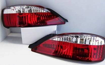 DMAX Clear Red Tail Lights Fit For Nissan Silvia 200SX S15 Spec R 1999-2002