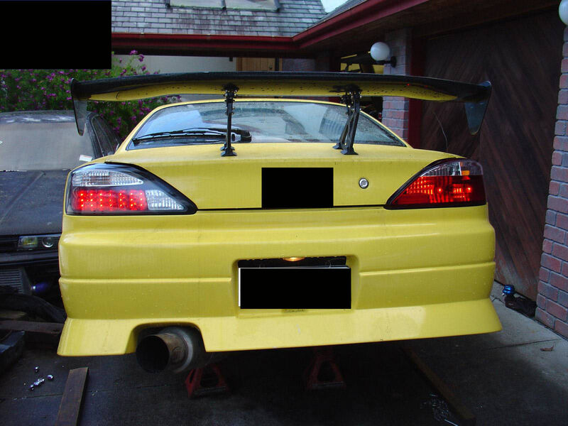 DMAX Clear Red Tail Lights Fit For Nissan Silvia 200SX S15 Spec R 1999-2002