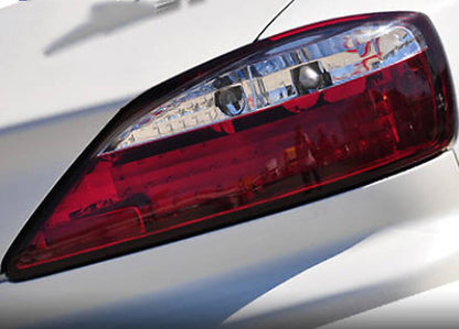 DMAX Clear Red LED Tail Lights Fit For Nissan Silvia 200SX S15 Spec R 1999-2002