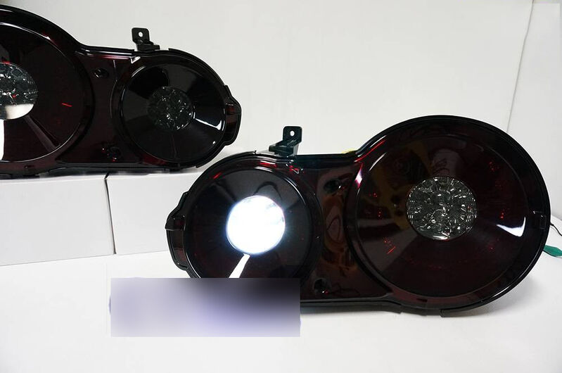 Crystal Eye Smoke Red 3D LED Stripe Bar Tail Lights Fit For Nissan GTR R35 VQ38 2007-2021