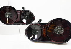 Crystal Eye Smoke Red 3D LED Stripe Bar Tail Lights Fit For Nissan GTR R35 VQ38 2007-2021