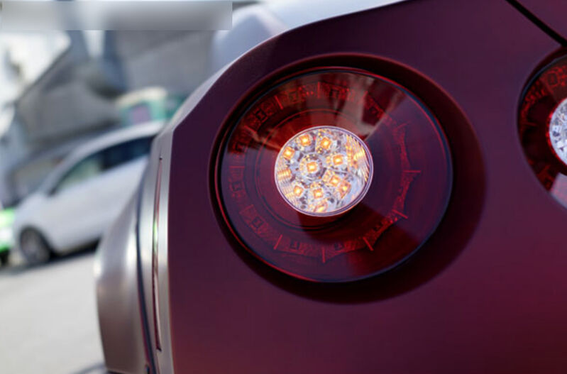 Crystal Eye Clear Red 3D LED Stripe Bar Tail Lights Fit For Nissan GTR R35 VQ38 2007-2021
