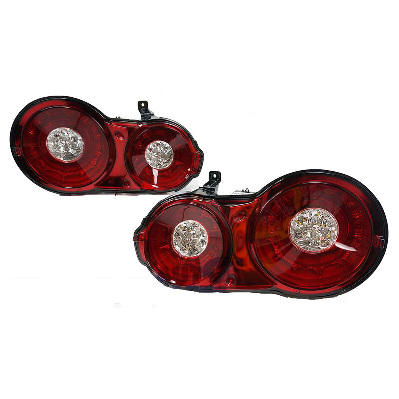 Crystal Eye Clear Red 3D LED Stripe Bar Tail Lights Fit For Nissan GTR R35 VQ38 2007-2021