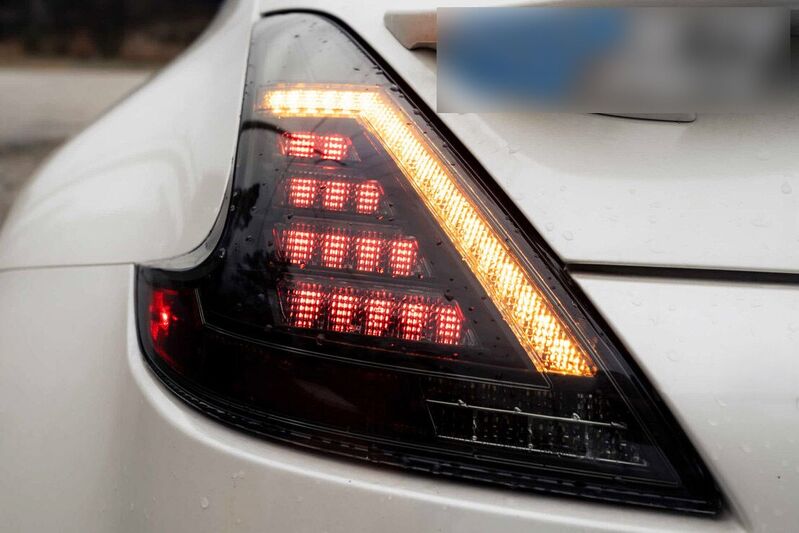 COPLUS Full LED Smoke Sequential Tail Lights Fit For Nissan 370Z 2008-2021