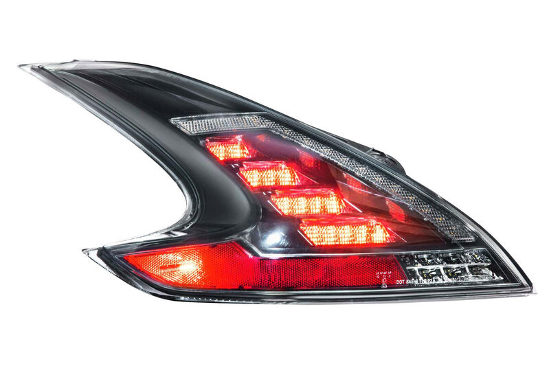 COPLUS Full LED Smoke Sequential Tail Lights Fit For Nissan 370Z 2008-2021