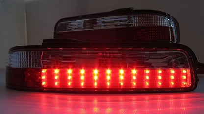 Smoke LED Tail Lights Fit For Nissan Silvia S13 DMAX 1989-1994