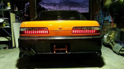 Smoke LED Tail Lights Fit For Nissan Silvia S13 DMAX 1989-1994