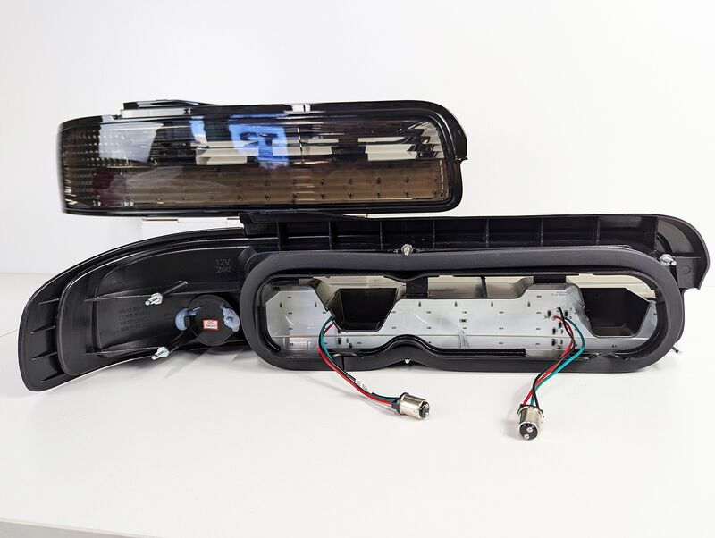 Smoke LED Tail Lights Fit For Nissan Silvia S13 DMAX 1989-1994