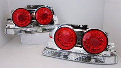 Clear Red LED Tail Lights Fit For Nissan Skyline R33 GTR GTST RB26 1995-1998