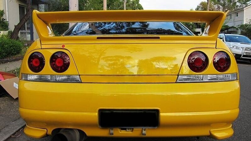 Smoke Red LED Tail Lights Fit For Nissan Skyline R33 GTR GTST Coupe 1995-1998