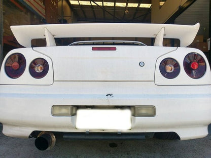 Smoke Red LED Tail Lights Fit For Nissan Skyline R34 GTR GTT Coupe 1999-2002