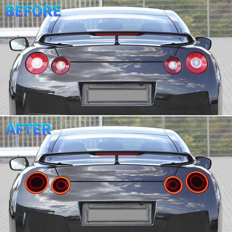 HRS Smoke 3D LED Taillights Fit For Nissan GTR R35 – The Elite Series 2007-2024