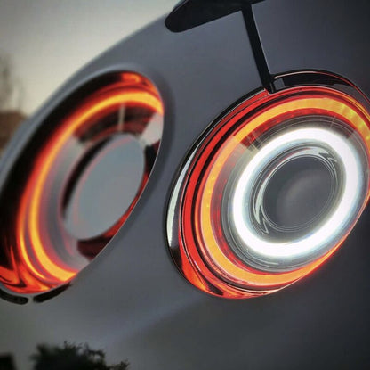 HRS Smoke 3D LED Taillights Fit For Nissan GTR R35 – The Elite Series 2007-2024