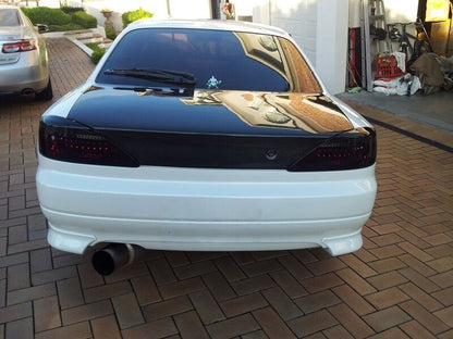 DMAX Smoke Red LED Taillights Fit For Nissan Silvia S15 200SX Spec R 1999-2002