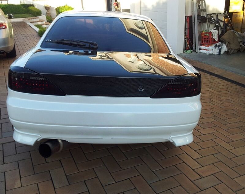 DMAX Smoke Red Taillights Fit For Nissan Silvia S15 200SX Spec R 1999-2002