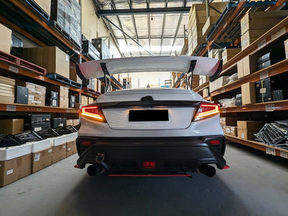 V2 Black LED Dynamic Tail Lights Fit For Subaru WRX VB 2022-2024