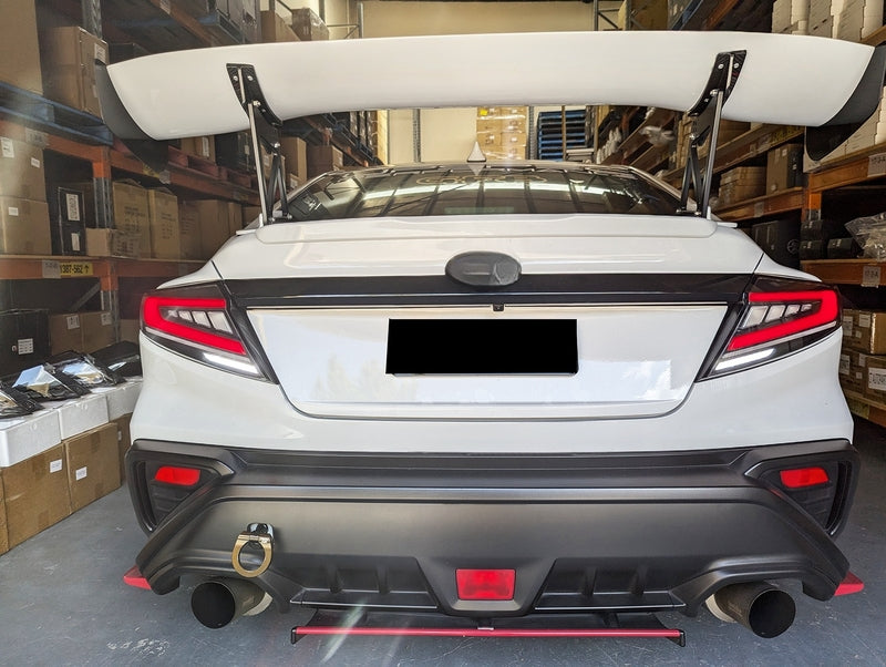 V2 Black Red LED Dynamic Tail Lights Fit For Subaru WRX VB 2022-2024