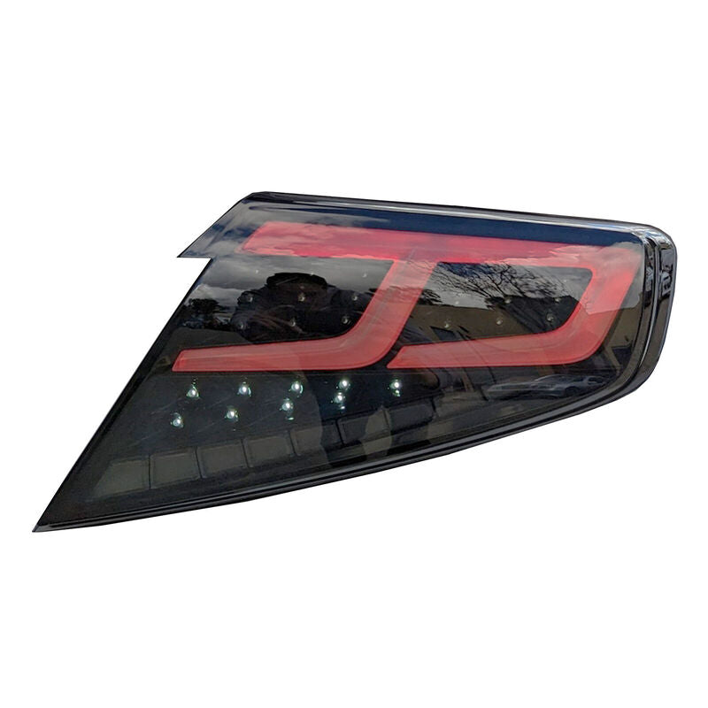 Smoke Black Full LED Dynamic Tail Lights Fit For Subaru WRX VB 2022-2024