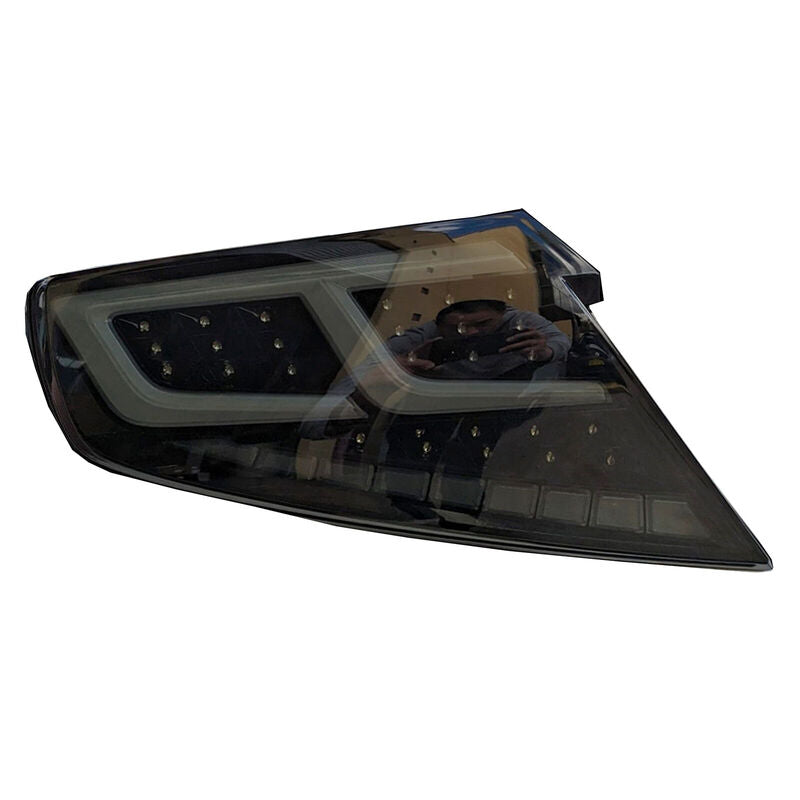 Smoke Black Full LED Dynamic Tail Lights Fit For Subaru WRX VB 2022-2024