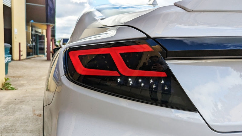 Black Edition Full LED Dynamic Tail Lights Fit For Subaru WRX VB 2022-2024