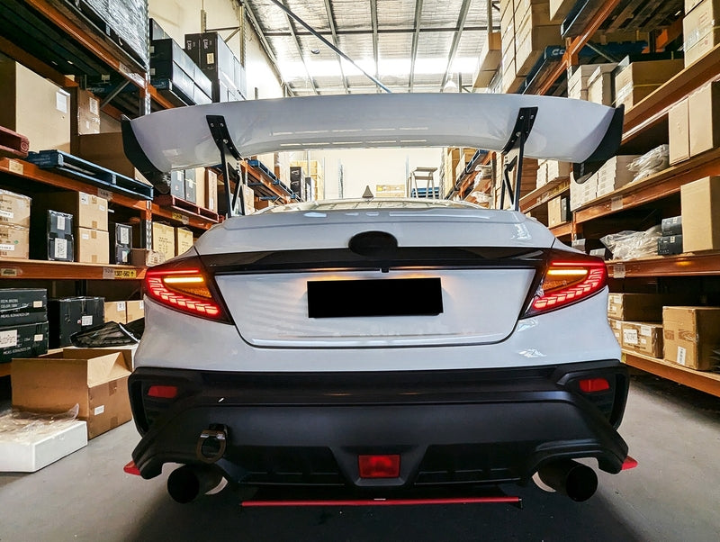V3 Black Edition Dragon Scale LED Dynamic Tail Light Fit For Subaru WRX VB 2022-2024