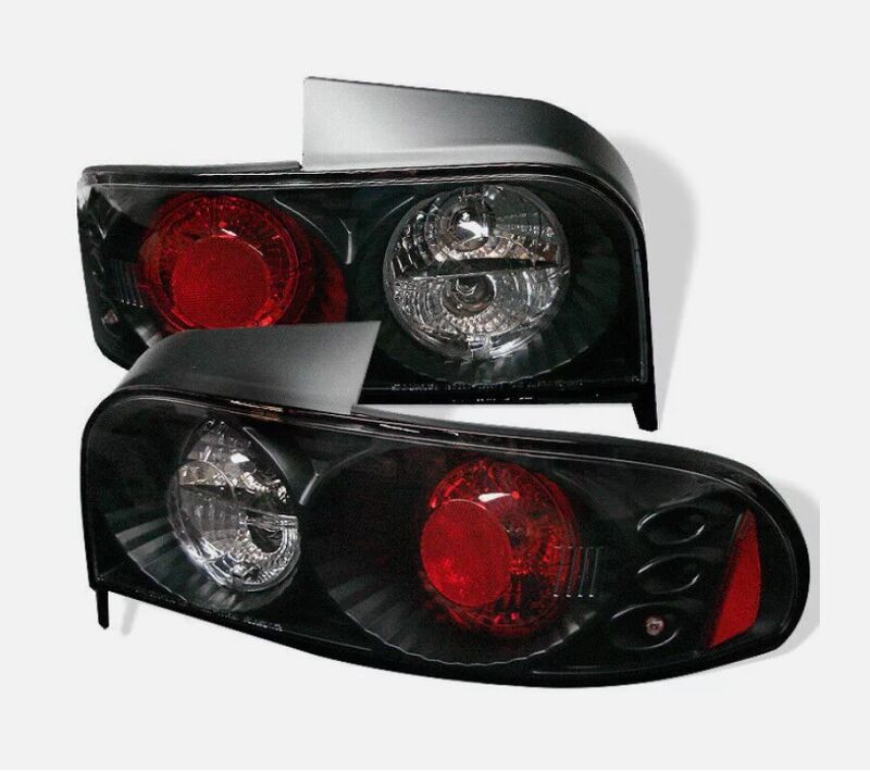 JDM Black Altezza Tail Lights Fit For Subaru Impreza Sedan GC8 WRX STI Turbo RX 1992-2000