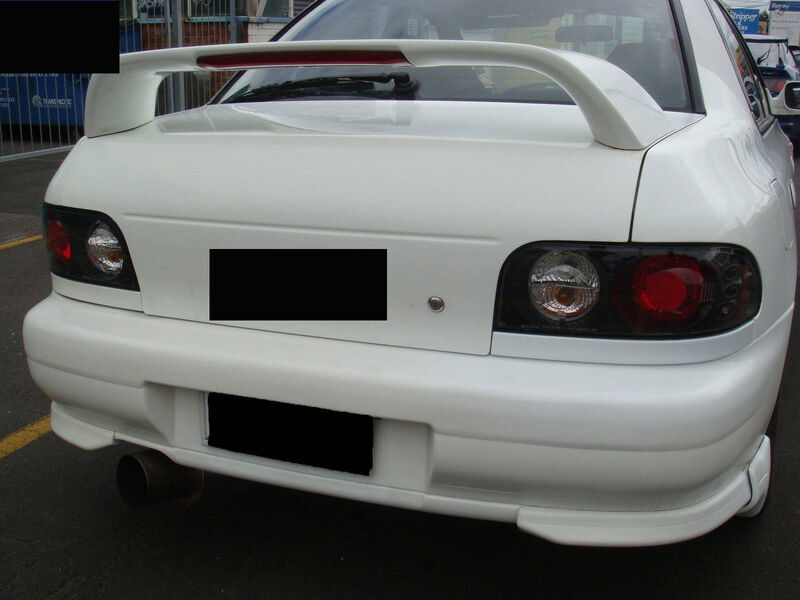 JDM Black Altezza Tail Lights Fit For Subaru Impreza Sedan GC8 WRX STI Turbo RX 1992-2000