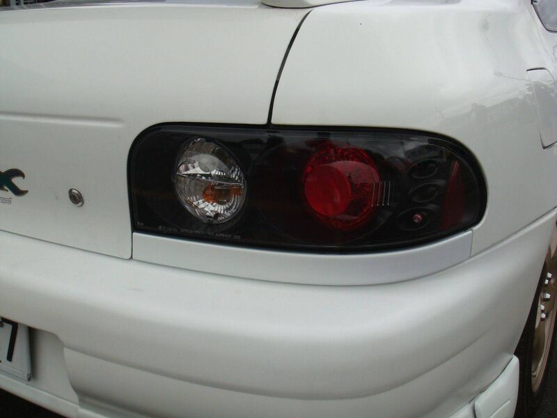 JDM Black Altezza Tail Lights Fit For Subaru Impreza Sedan GC8 WRX STI Turbo RX 1992-2000
