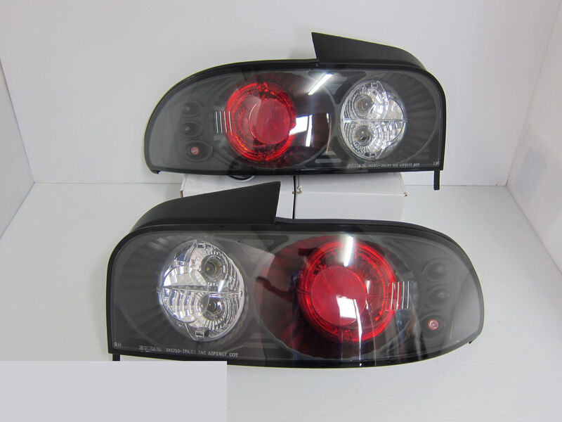 JDM Black Altezza Tail Lights Fit For Subaru Impreza Sedan GC8 WRX STI Turbo RX 1992-2000