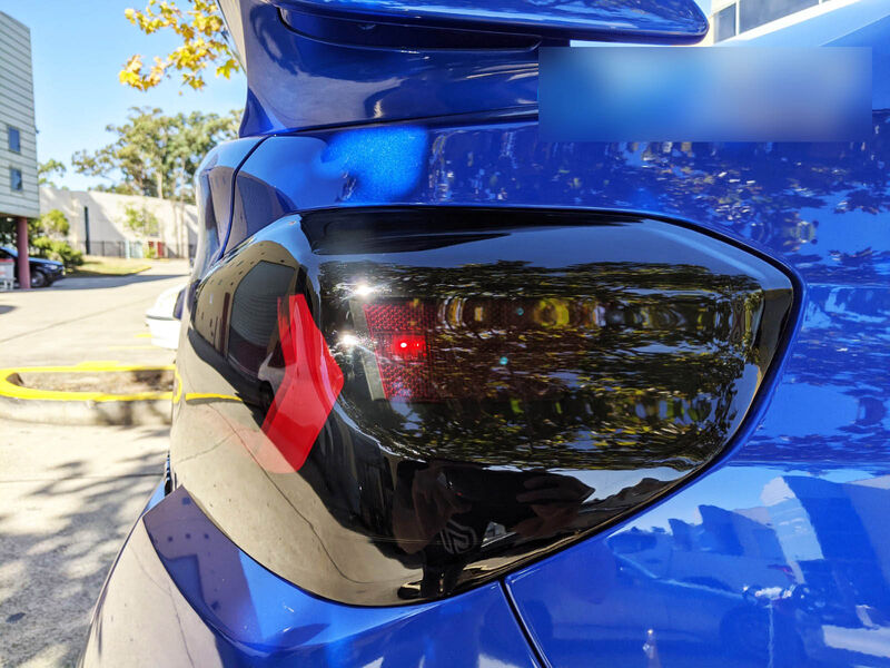 V5 Black Edition Full LED Tail Lights Dynamic Indicator Fit For Subaru WRX STI VA 2015-2021