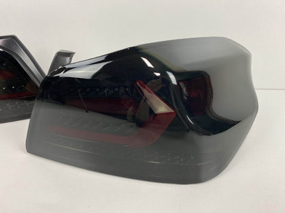 V5 Black Edition Full LED Tail Lights Dynamic Indicator Fit For Subaru WRX STI VA 2015-2021