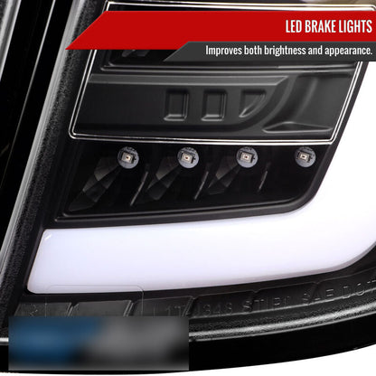 Spec D Black 3D LED Tail Light Dynamic Signal Fit For Subaru Impreza G3 WRX RS STI Hatchback