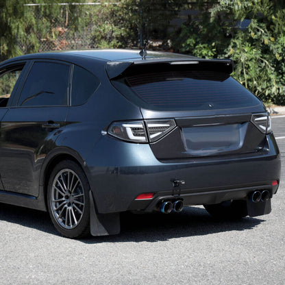 Spec D Black 3D LED Tail Light Dynamic Signal Fit For Subaru Impreza G3 WRX RS STI Hatchback
