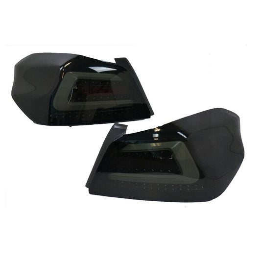 V1 Smoke Full LED Tail Lights Dynamic Fit For Subaru WRX STI VA 2015-2021