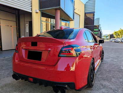 V1 Smoke Full LED Tail Lights Dynamic Fit For Subaru WRX STI VA 2015-2021