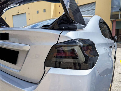 V1 Smoke Full LED Tail Lights Dynamic Fit For Subaru WRX STI VA 2015-2021