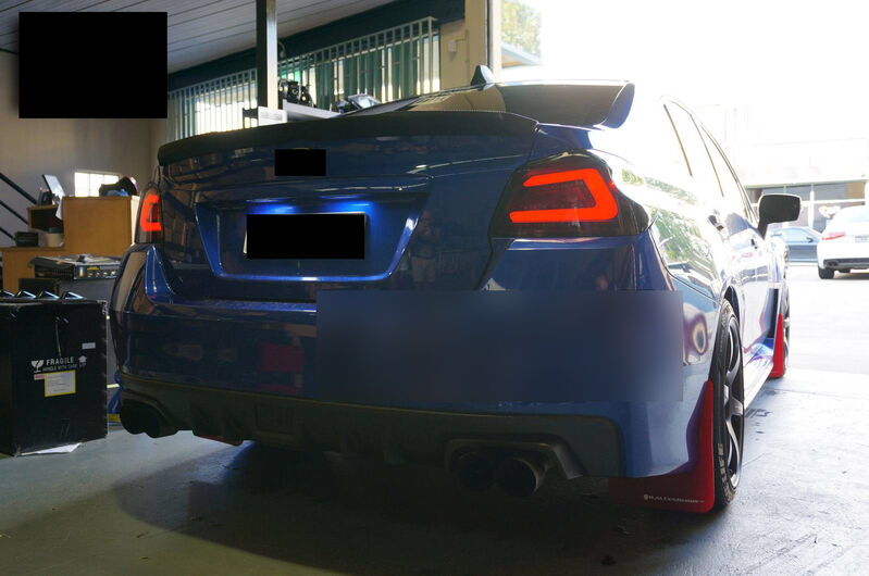 V1 Smoke Full LED Tail Lights Dynamic Fit For Subaru WRX STI VA 2015-2021