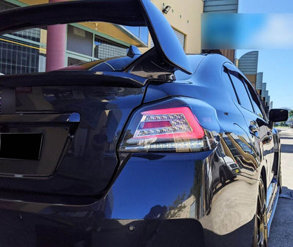 V4 Black LED Dynamic Tail Lights Fit For Subaru WRX STI VA 2015-2021