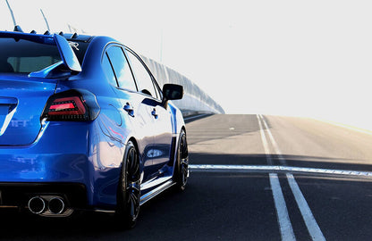 V1 Black Edition Full LED Tail Lights Dynamic Indicator Fit For Subaru WRX STI VA 2015-2021
