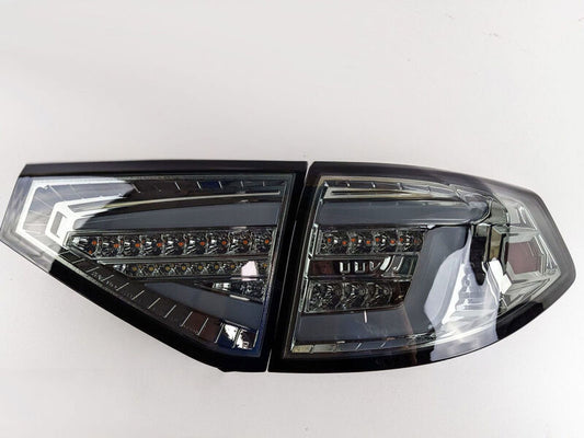 Spec D Smoke 3D LED Tail Light Dynamic Signal Fit For Subaru Impreza G3 WRX RS STI Hatchback