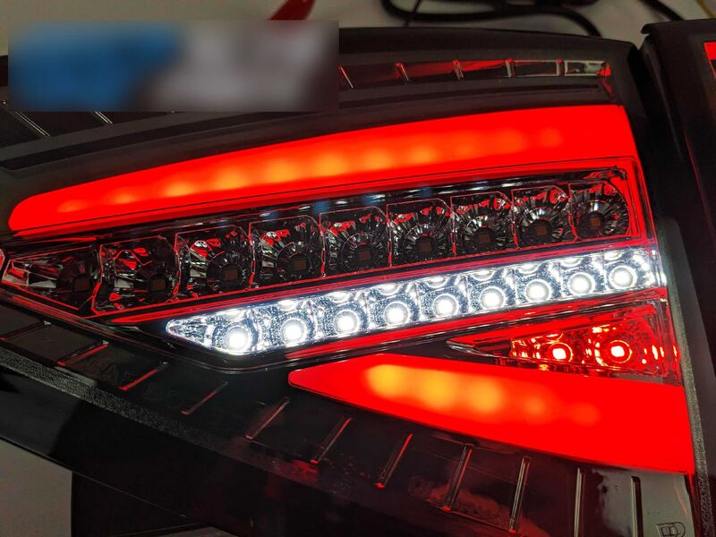 Spec D Smoke 3D LED Tail Light Dynamic Signal Fit For Subaru Impreza G3 WRX RS STI Hatchback