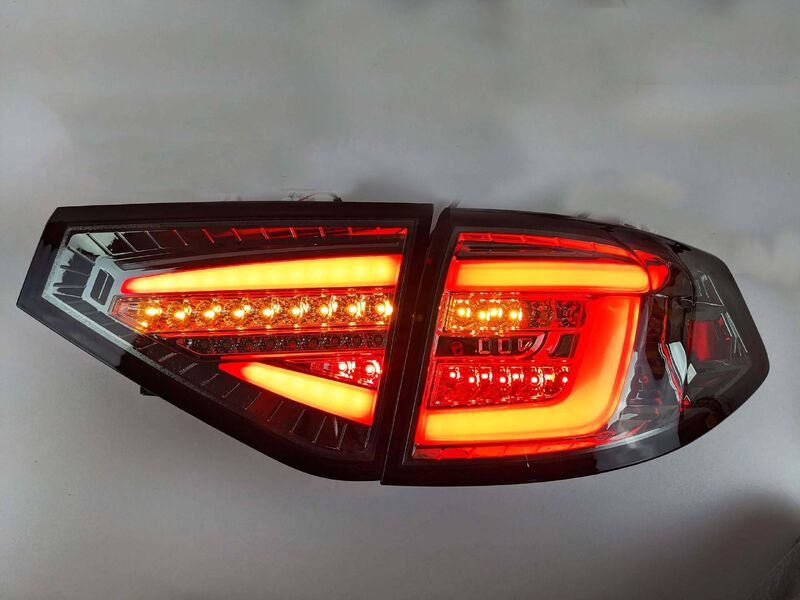 Spec D Smoke 3D LED Tail Light Dynamic Signal Fit For Subaru Impreza G3 WRX RS STI Hatchback