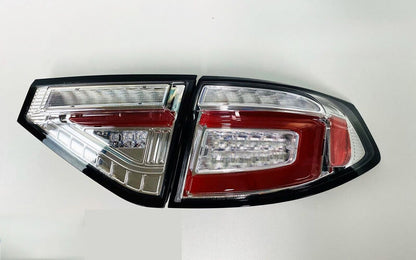 Clear (Red Bar) LED 3D Dynamic Indicator Tail Lights Fit For Subaru Impreza WRX RS STI 2008-2013