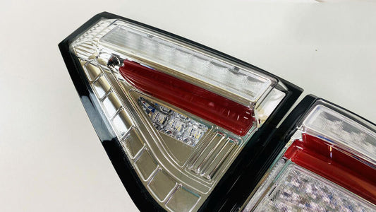 Clear (Red Bar) LED 3D Dynamic Indicator Tail Lights Fit For Subaru Impreza WRX RS STI 2008-2013