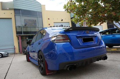Black Full LED V3 Dynamic Indicator LED Tail Lights Fit For Subaru WRX STI VA 2015-2021