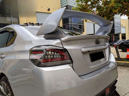Black Full LED V3 Dynamic Indicator LED Tail Lights Fit For Subaru WRX STI VA 2015-2021