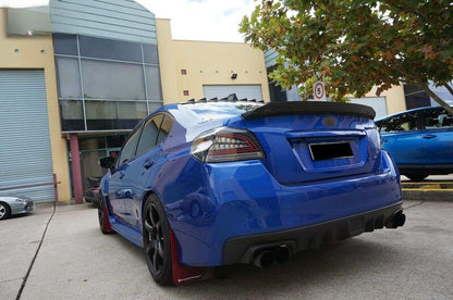 Black Full LED V3 Dynamic Indicator LED Tail Lights Fit For Subaru WRX STI VA 2015-2021